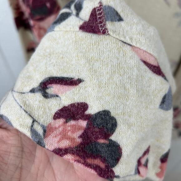 Altar'd State Women Long Sleeve Hoodie Cardigan Duster Sweater Boho Cream Small - Picture 3 of 7